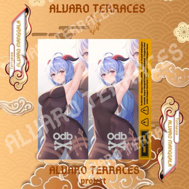 

ALVARO - Stiker Wrap Baterai 18650 ODB x anime waifu v2 Original Include Insulator dan Wrap Transparan Untuk Menghias Dan Melindungi Baterai