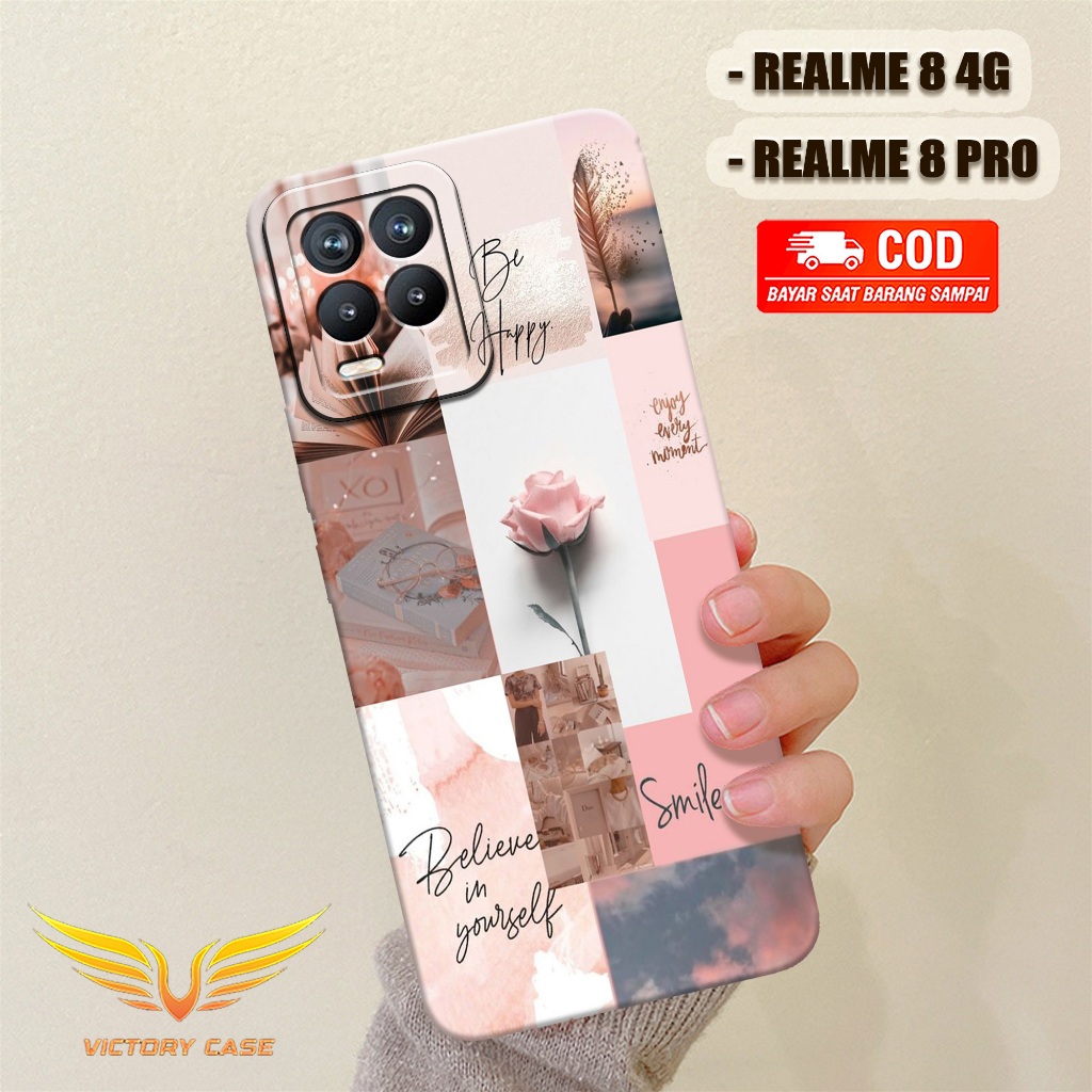 New Aesthetic Case - Softcase Realme 8 4G / Realme 8 Pro Terbaru - Case Hp Realme 8 4G - Casing Real