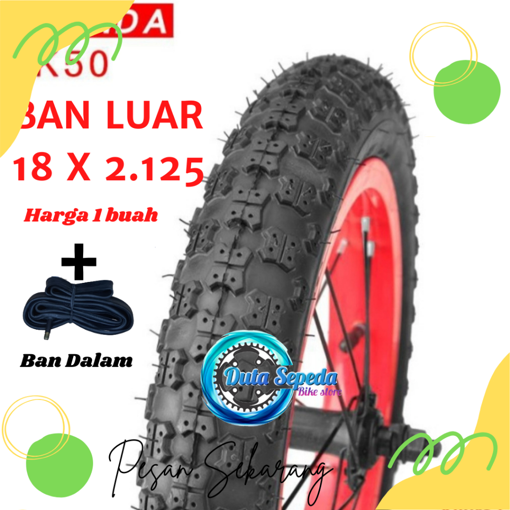 Ban luar sepeda anak ukuran 18 x2.125