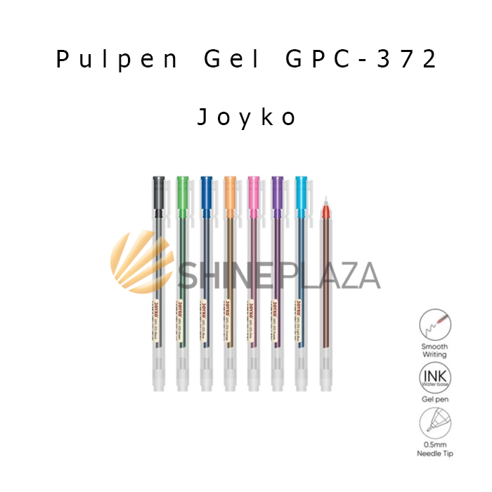 

Color Gel Pen Joyko GPC-372 0.5mm - Pulpen Pena Bolpen Warna 0,5 mm