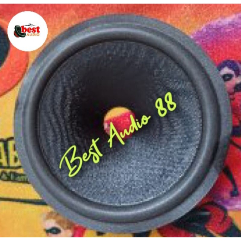 Daun kertas speaker 5inch 5 inch woofer spon coating voice 20mm tinggi 2cm