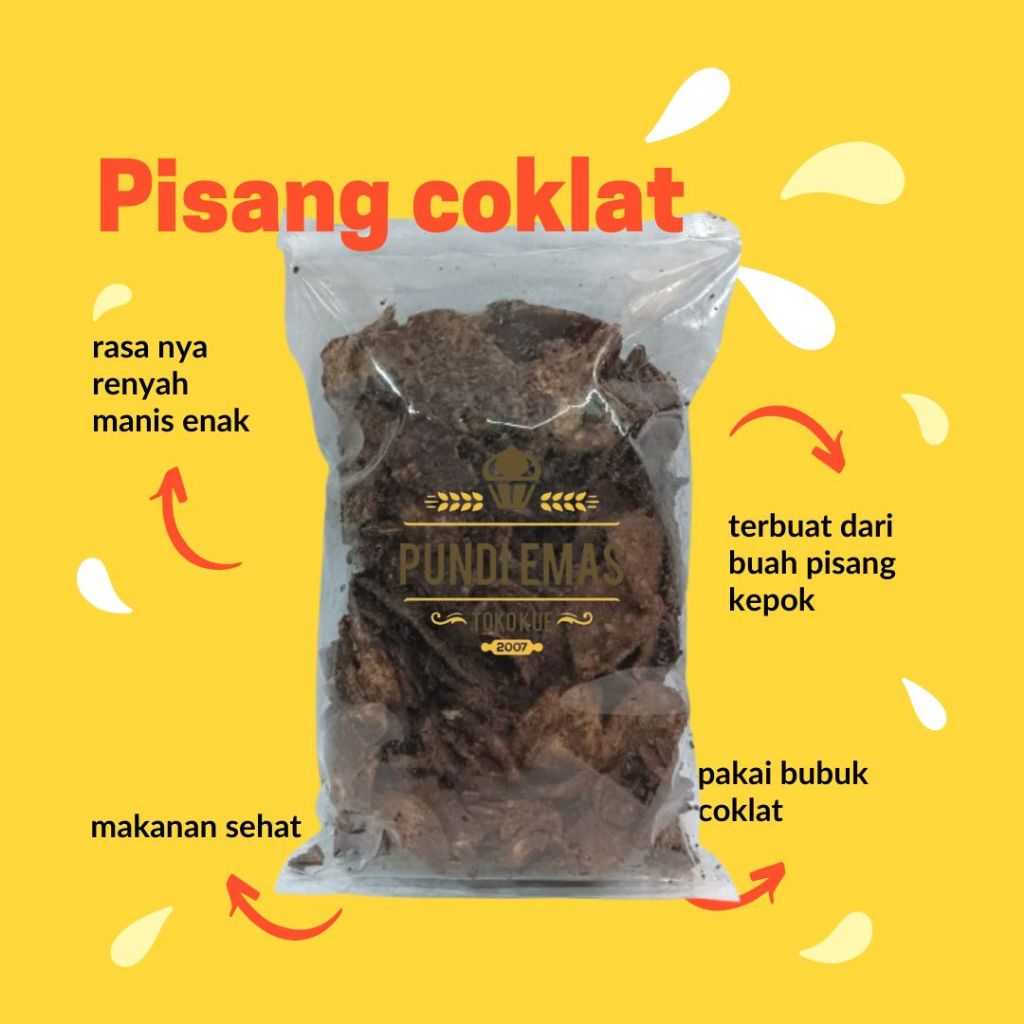 

Keripik Pisang Coklat Khas Lampung 250gr - Rasanya Manis Dan Naggih