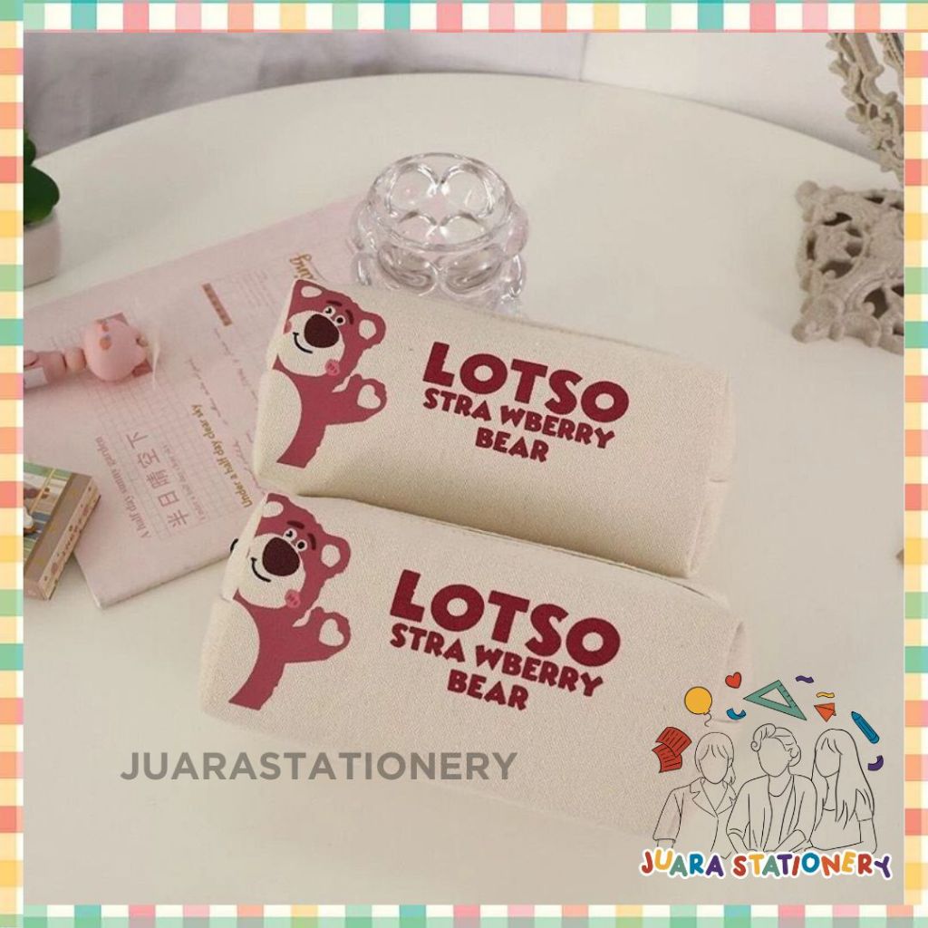 

Kotak Pensil L0TS0 POCH4CC0 Canvas Pencil Bag Tempat Pensil Resleting Stationery (773) / Pencil Case / Tepak Pensil Aesthetic Estetik Lucu Import