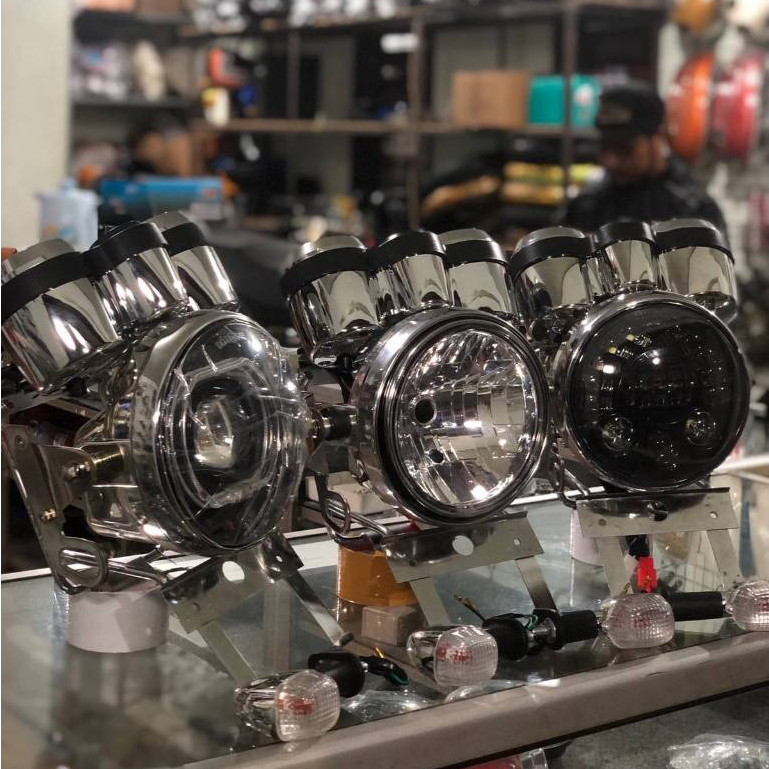 Headlamp Ninja SS Set Speedometer Kupingan PNP Ninja R SS Batok Lampu Depan Ninja SS Set Spido
