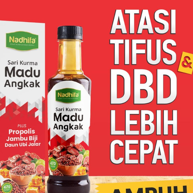 

Madu Sari Kurma Angkak Nadhifa | Madu Sari Kurma Angkak Plus Propolis Jambu Biji Untuk Typus dan DBD