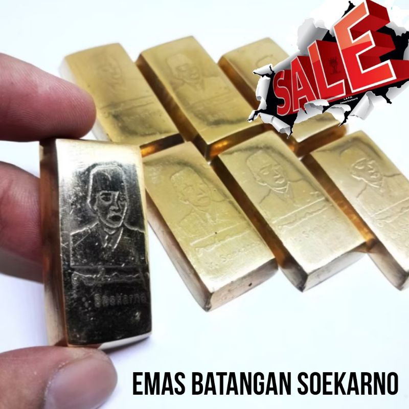 Batangan Soekarno 24K Bahan Full Kuningan