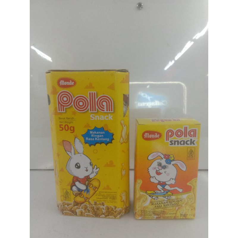 

Monde pola snack 25g dan 50g