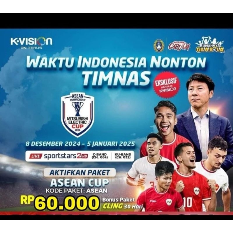 PAKET TIMNAS Piala AFF HANYA DI KVISION