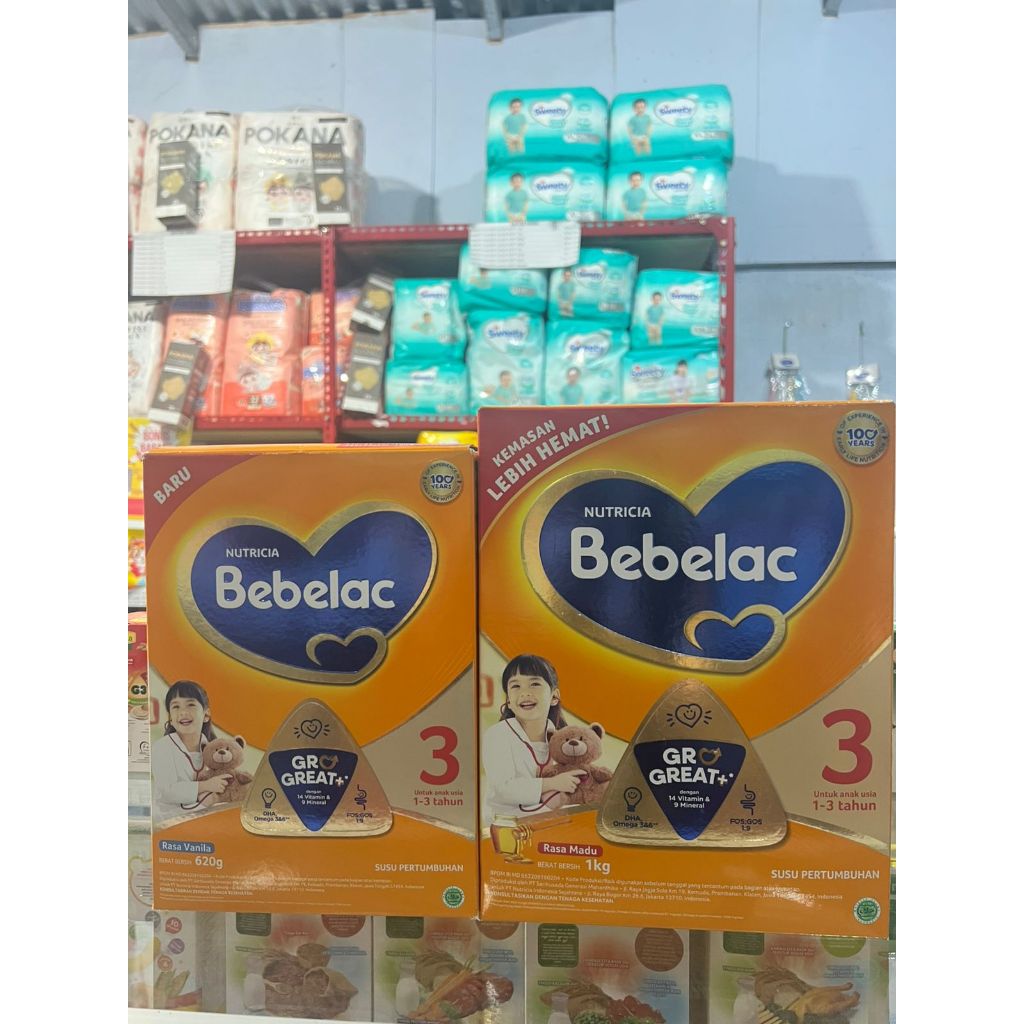 

SUSU BEBELAC 3 1KG - SUSU BEBELAC 3 1KG RASA MADU DAN VANILA