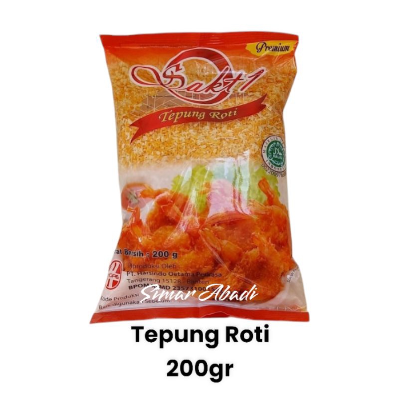 

Tepung Roti Premium Sakti / Tepung Panir Premium Sakti 200gr