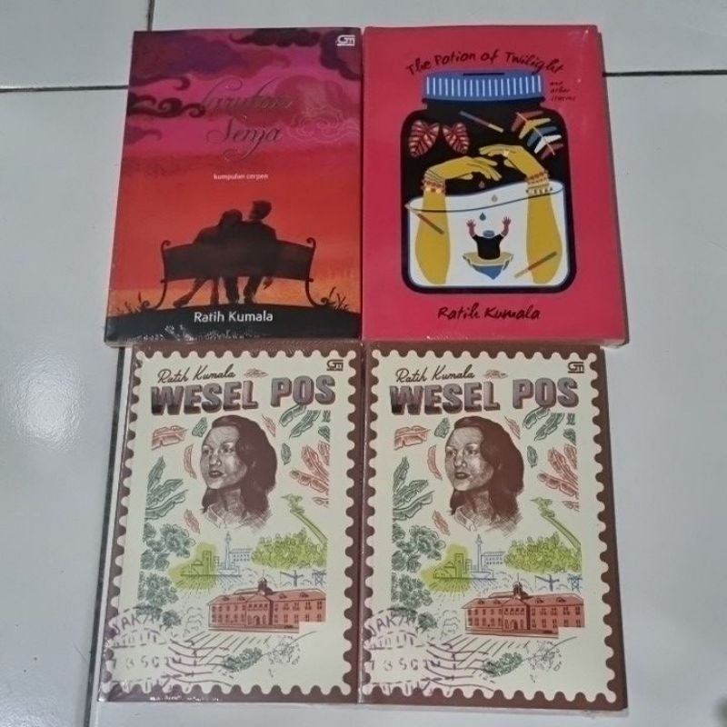 Buku-buku Ratih Kumala New Segel ORIGINAL | Larutan Senja | Wesel Pos | The Potion of Twilight (baha