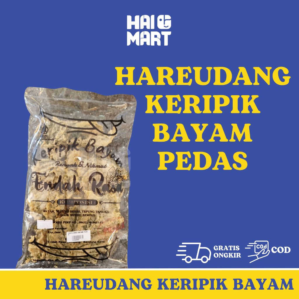 

Hareudang Keripik Bayam Pedas Asli