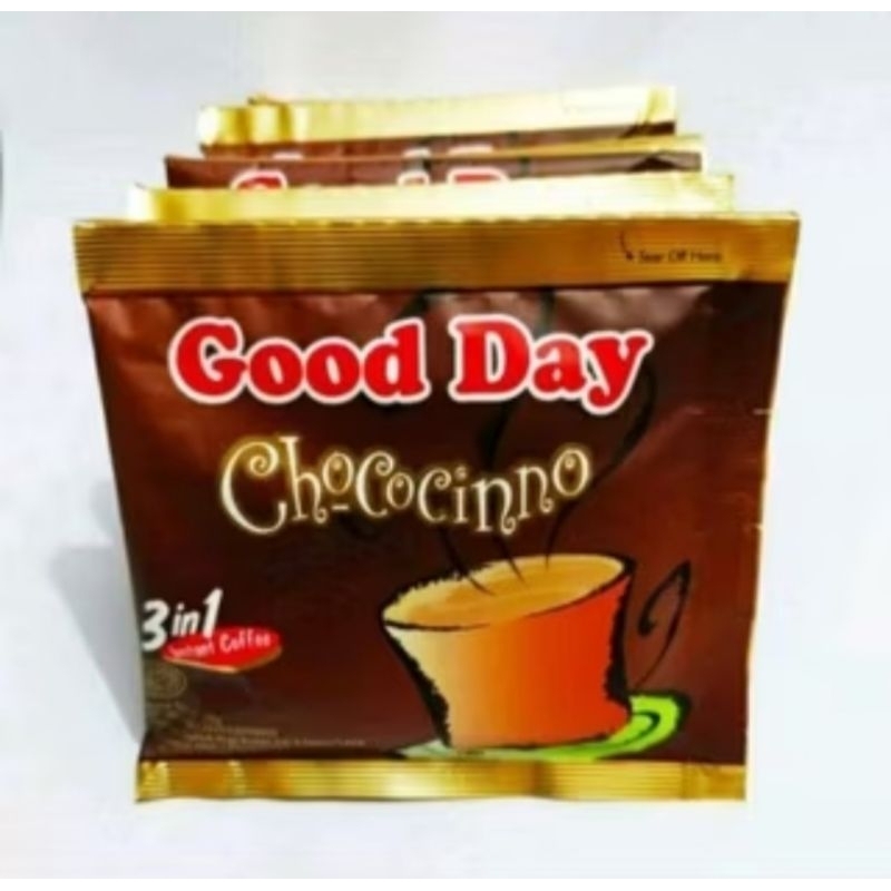 

kopi Good Day chococino maccacino 1 renteng 10sachet