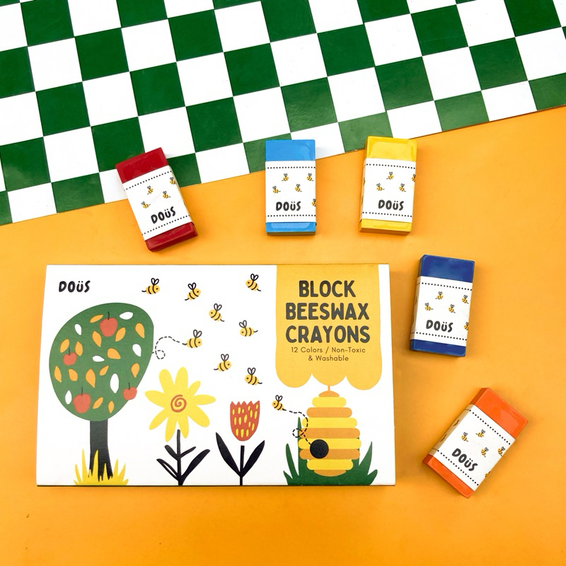 

Beeswax Block Crayon Waldorf Inspired by Doüs