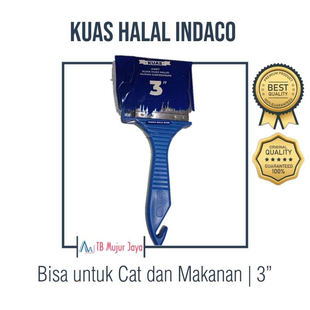 

Kuas Cat Halal Tika / Indaco 3 inch