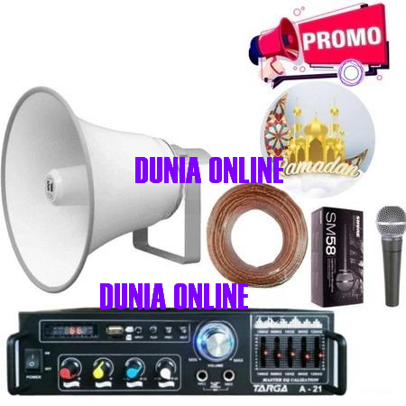 PAKET TOA SUPER MURAH AMPLI DAN SPEAKER TOA MUSHOLLA