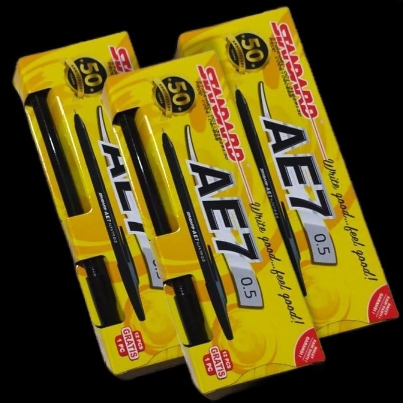 

Pulpen / Bolpen Standard AE7 Hitam