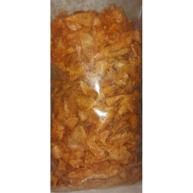 

kripik moring pedas gurih daun jeruk