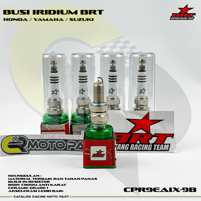 BRT Busi Iridium Honda Sonic Old New  CBR 150 Old New CB150R GTR  CS 1 Spark Plug