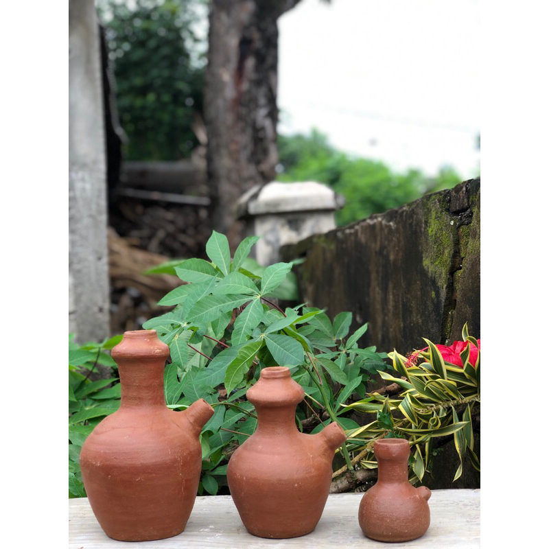 kendi mini /kendi sajen tanah liat