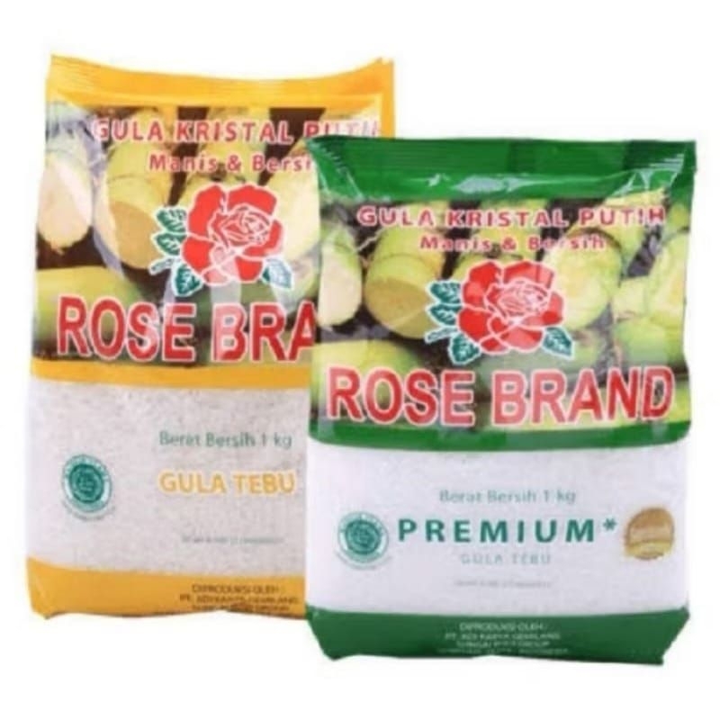 

Rose Brand Gula Kristal Putih & Bersih Premium 1 kg Harga Grosir Gula Pasir Asli 100% Tebu