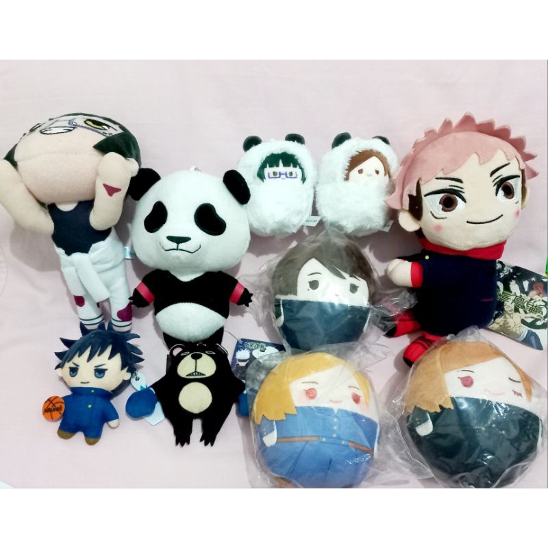 Jujutsu Kaisen Yuji Itadori Megumi Choso Yuta Okkotsu Gojo Satoru Nobara Maki Panda Boxing Bear Fuwa