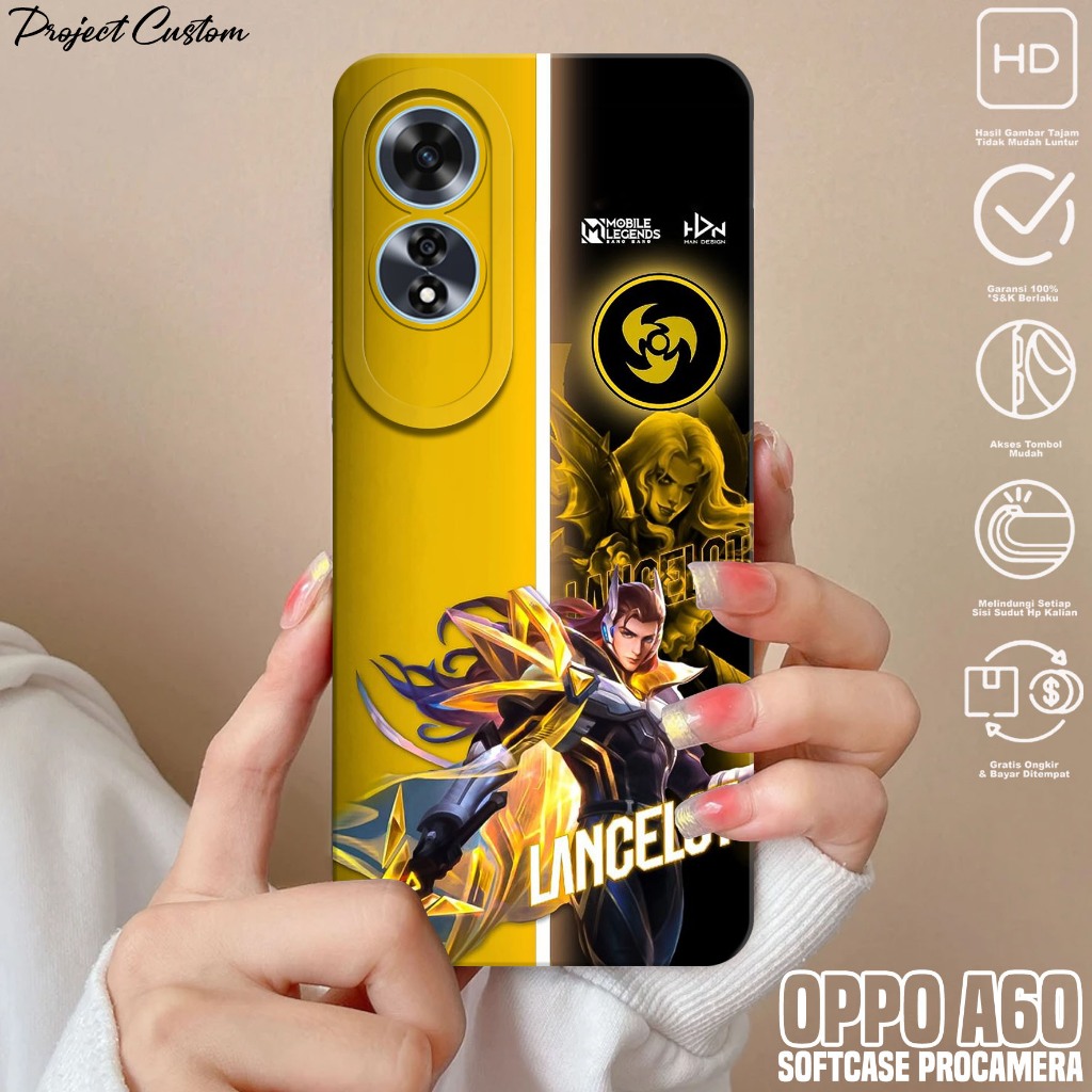Softcase Hp OPPO A60 - Case Hp OPPO A60 ( AES ) Silikon Hp OPPO A60 - Casing Hp OPPO A60 - Cassing H
