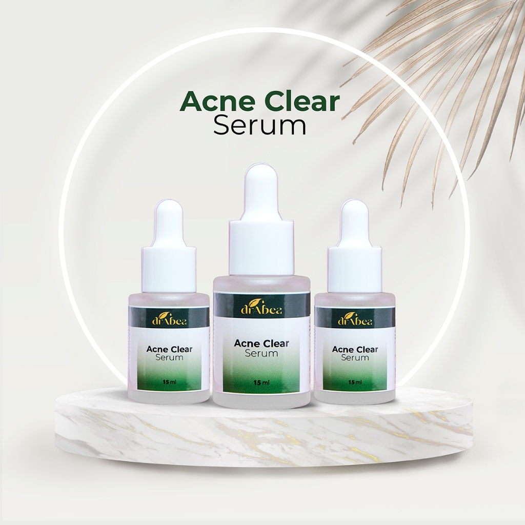 drAbea - Acne Clear Serum 15ml BPOM | Serum Jerawat, Memudarkan Jerawat Menghilangkan Bakteri Penyeb