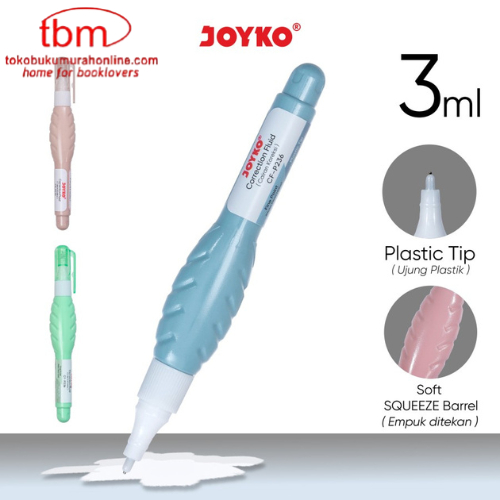 

TBMO Correction Fluid Cairan Koreksi Penghapus Cair Joyko CF-P236 / Stipo cair / Tipe X
