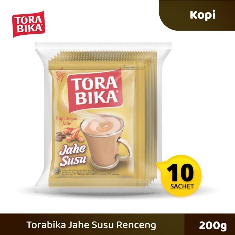 

Torabika Jahe Susu (1 Renceng Isi 10 Sachet)