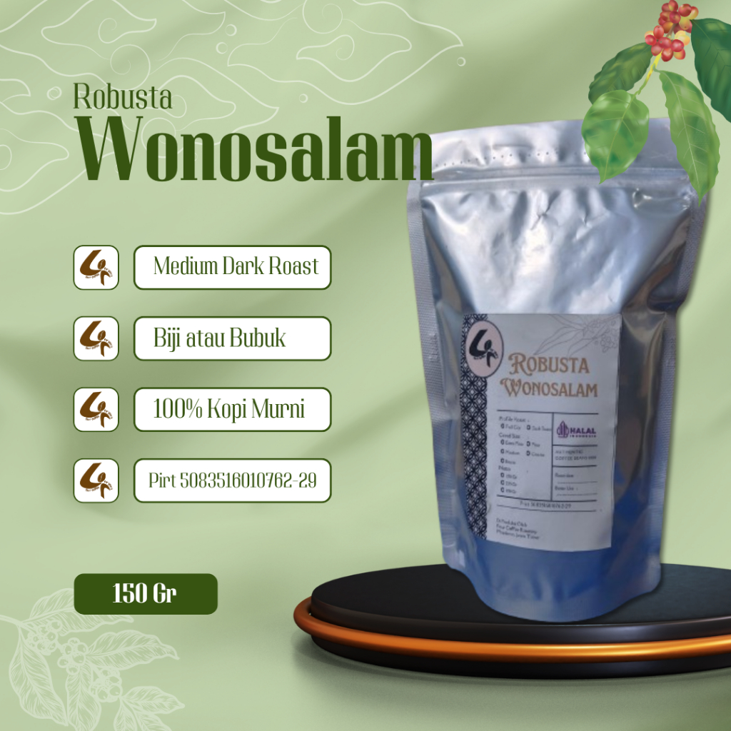 

Kopi Robusta Wonosalam Kopi Bubuk dan Biji Sangrai