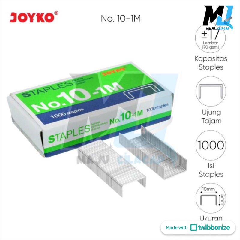 

Isi stapler / Staples JOYKO No. 10 - 1M
