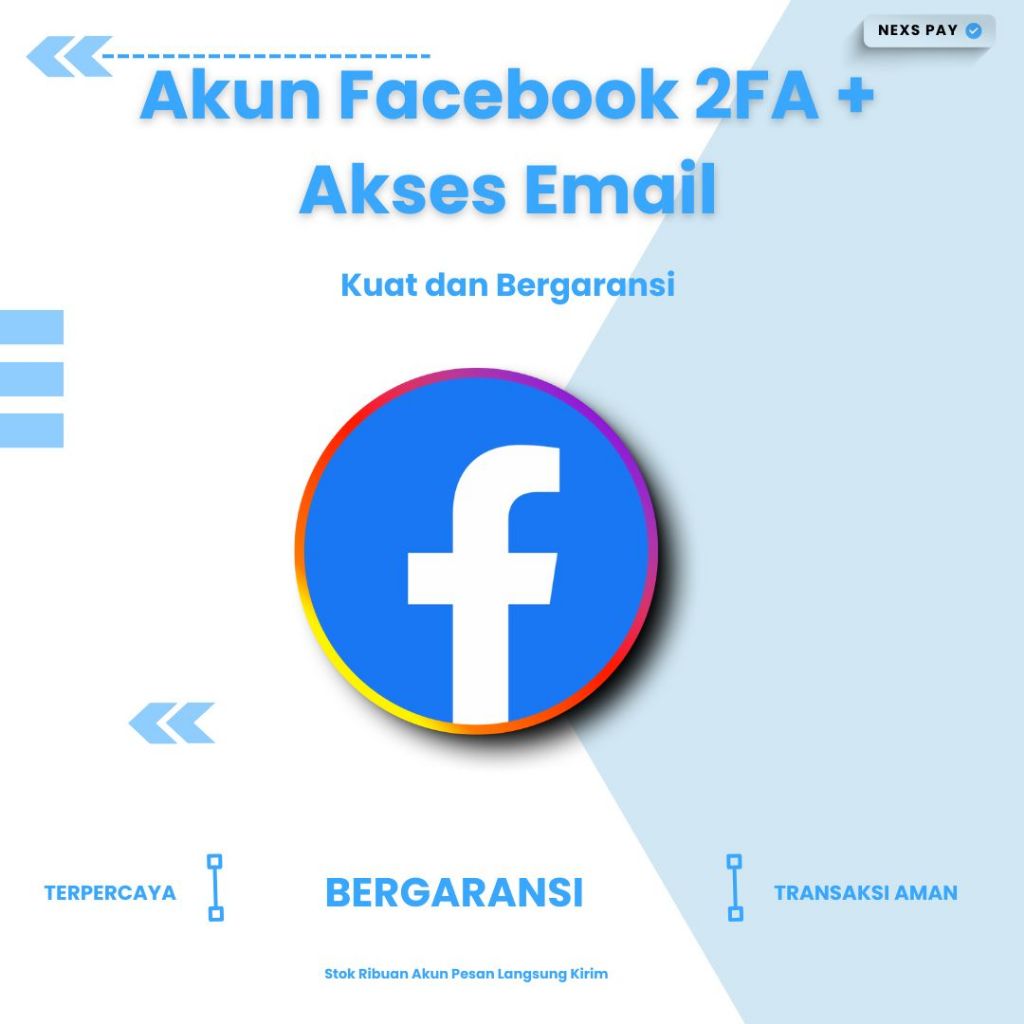 Akun Facebook 2FA Include Email | akun fb | akun facebook BERGARANSI akun fb fresh | akun fb tua