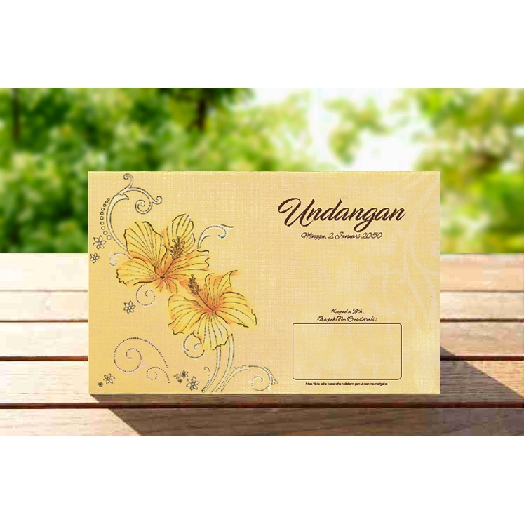 UNDANGAN 88110 ( FOIL EMAS )