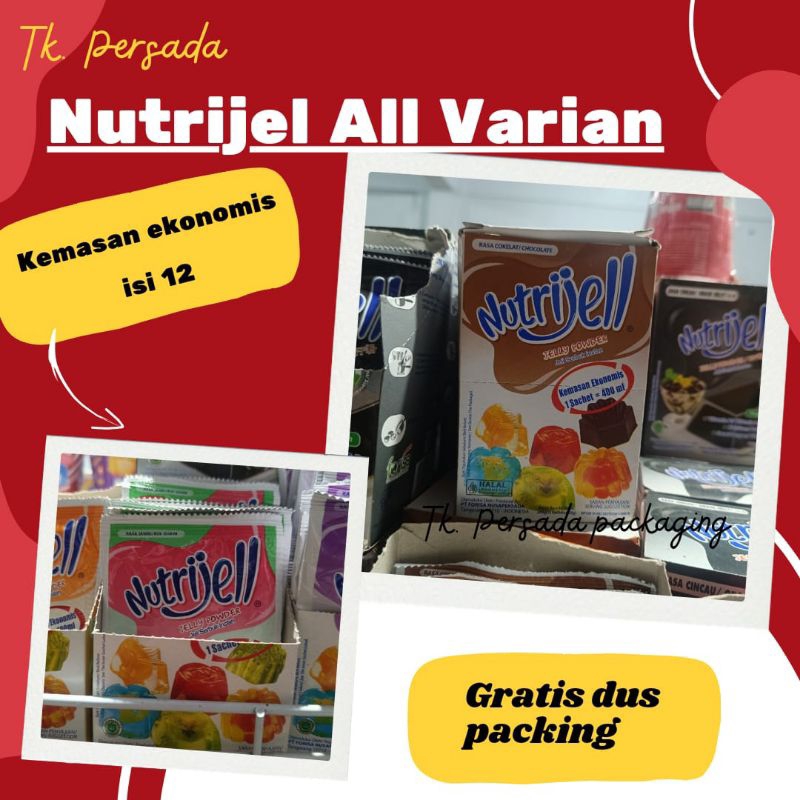 

[ Isi 12 ] Nutrijell 10 gr 1 Box - Bubuk jelly Nutrijell 10 gr 1 Box - 10 gr Nutrijel Varian Rasa - Nutrijell Melon - Mangga - Anggur - Coklat - Stroberi - Cincau - Plain - Leci - Guava