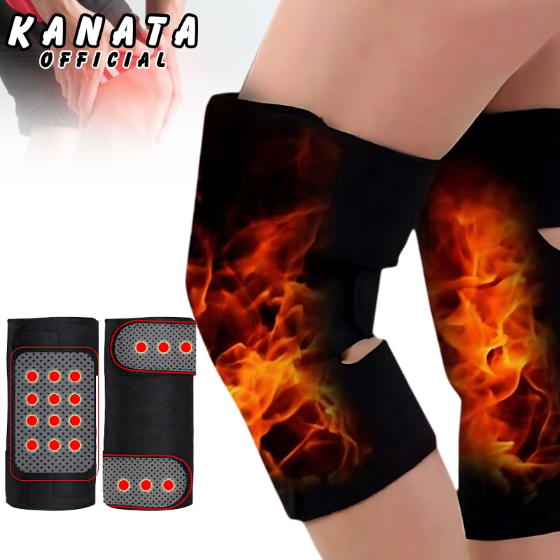 KANATA Sabuk Terapi Pemanas Lutut Alat Pelindung Dan Terapi Magnetik Sakit Lutut Knee Pad Relaksasi