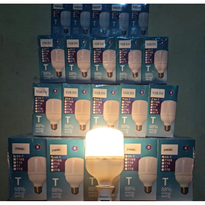 LAMPU LED 40 WATT WARNA KUNING ( WARM WHITE ) HEMAT ENERGI 88% AVERA TK-42