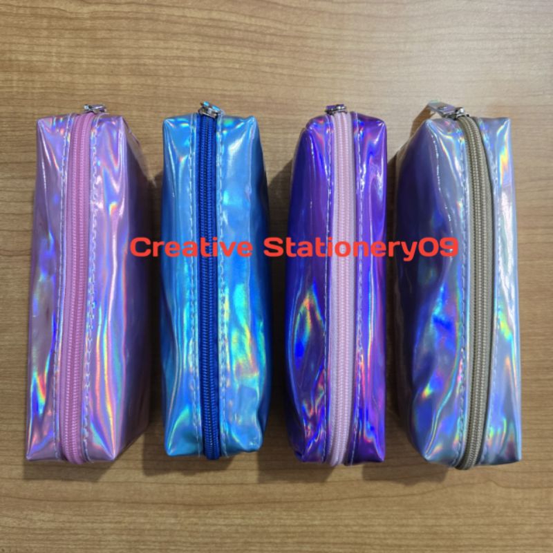 

Kotak Pensil Hologram Metalic Glitter / Pencil Case Tempat Pen Lucu Bagus Murah