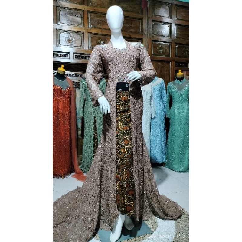 kebaya pengantin full payet