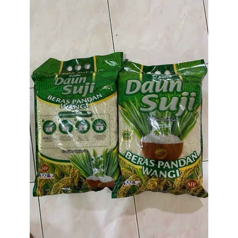 

MEREK BERAS DAUN SUJI ROJO LELE DAUN SUJI RINJA KEMASAN 5 KG [5 lier]