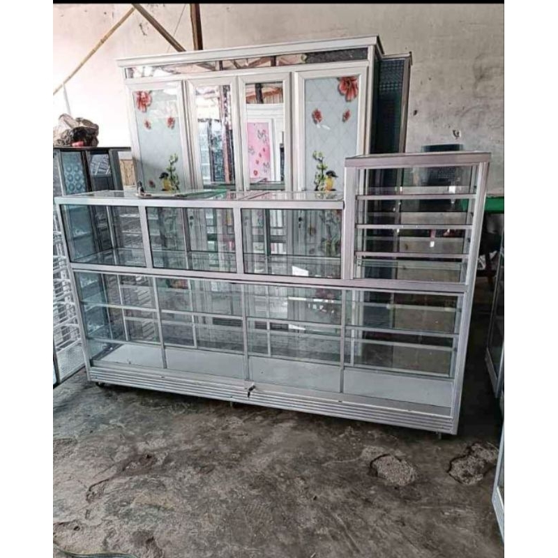 Etalase beras kombinasi