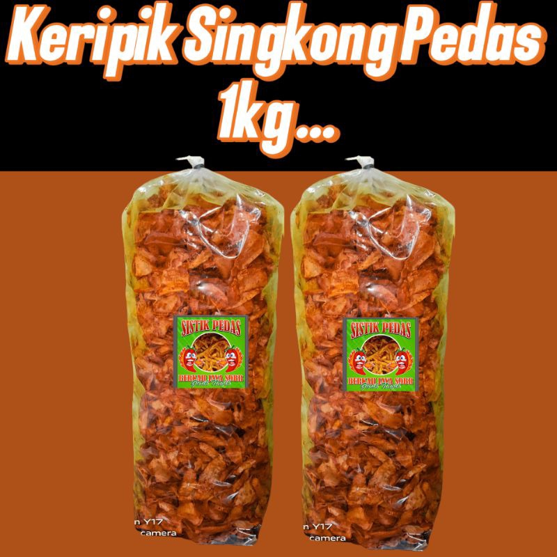 

KRIPSET kripik extra pedas 1kg pedas bawang jeruk