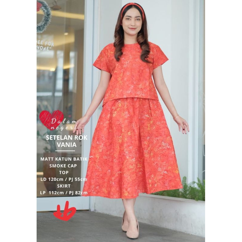 setelan rok Vania