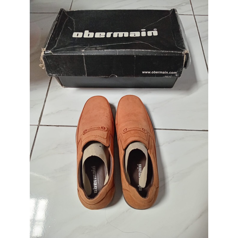 Preloved Sepatu Pria Cowo Obermain Original