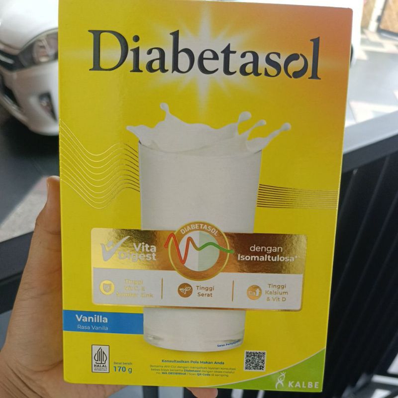 

Kalbe Diabetasol Vanilla Rasa Vanila 170g