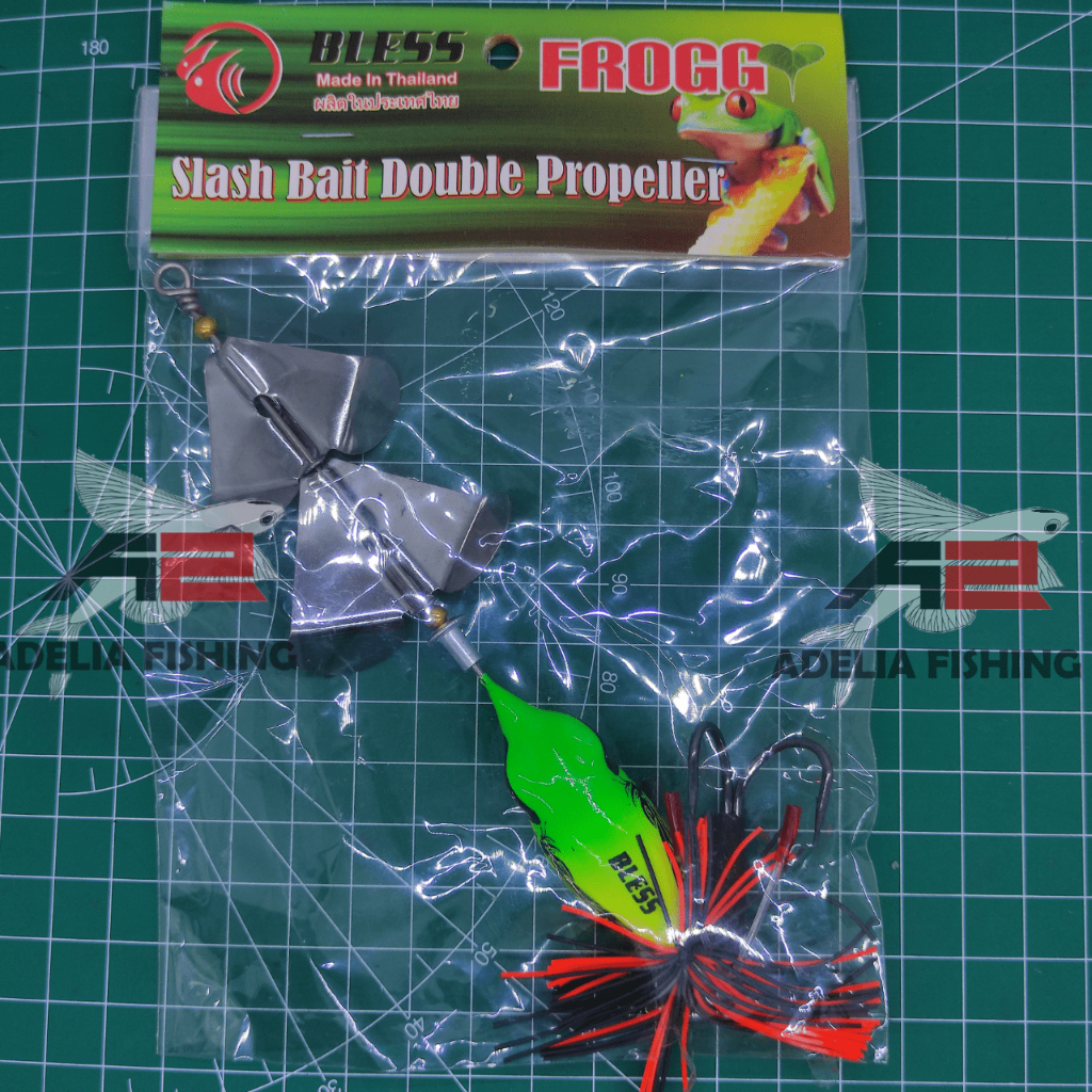 Lure Frog Slash Bait Double Propeller
