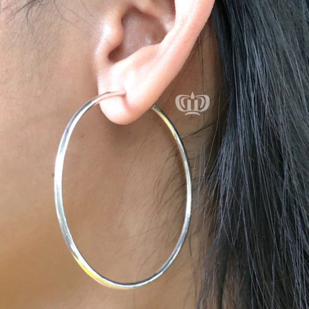 Dewi Souvenir Silver | Anting Jerrsey Hoop Perak Bali 925