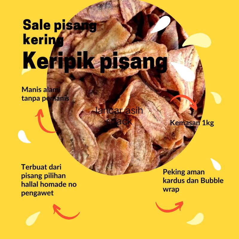 

sale pisang 1 kg sale pisang kering