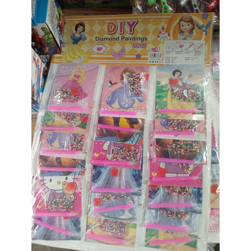 

Stiker Diamond Stiker Manik Gqmbar Karakter [20 pcs]