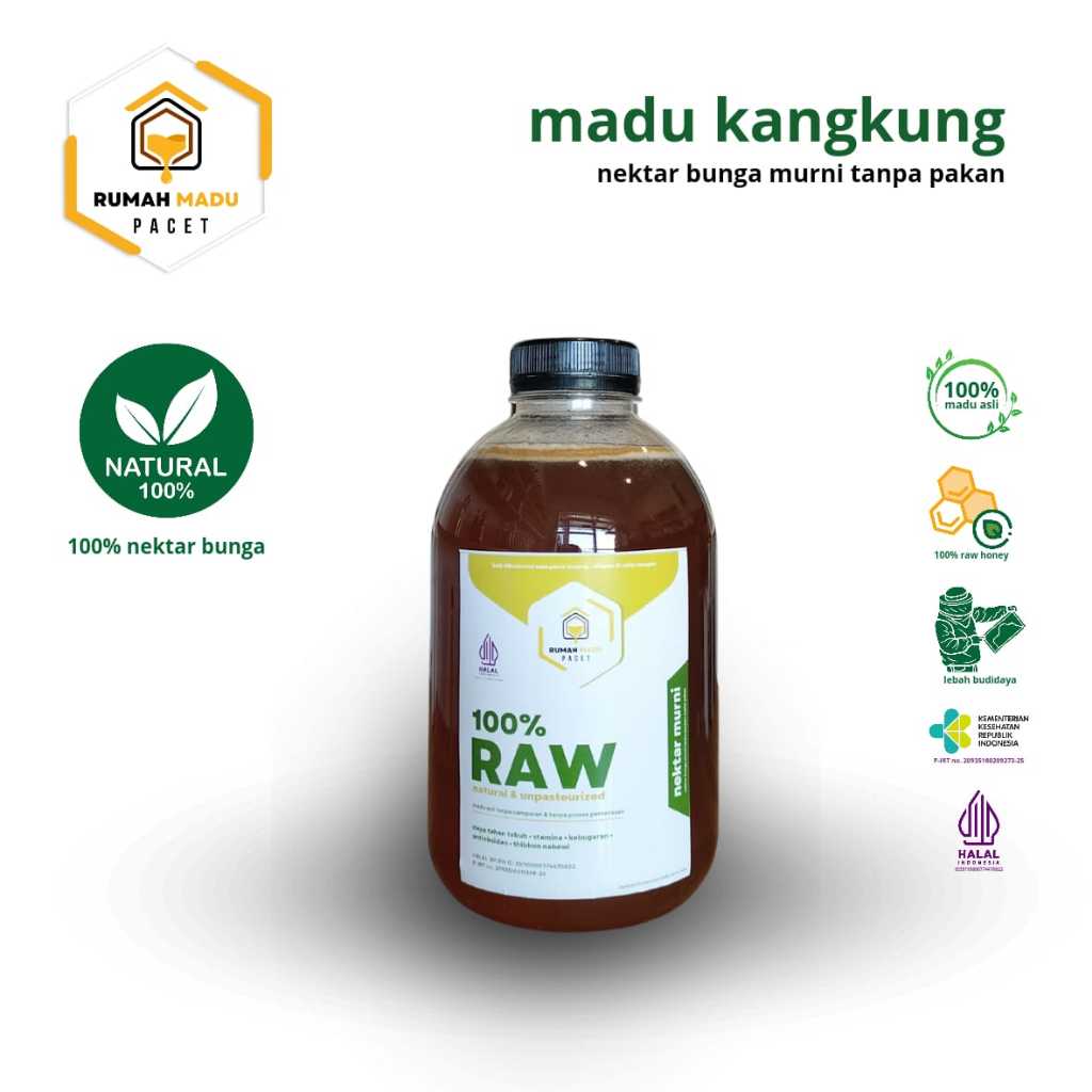 

Madu Murni Kangkung Full Nektar 100% Asli Pure Raw Honey Rumah Madu Pacet